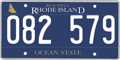 RI license plate 082579