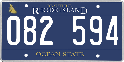 RI license plate 082594