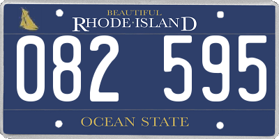 RI license plate 082595