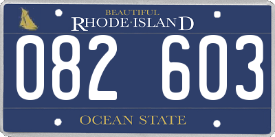 RI license plate 082603