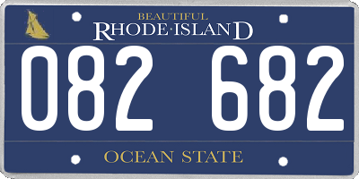 RI license plate 082682