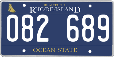 RI license plate 082689