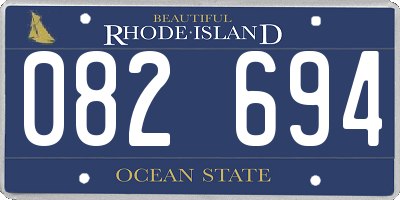 RI license plate 082694