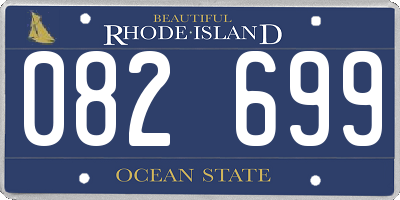 RI license plate 082699