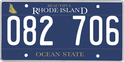 RI license plate 082706