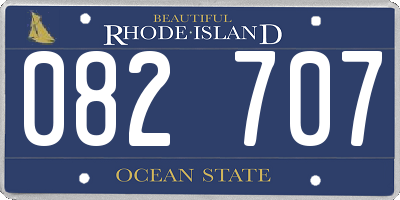RI license plate 082707