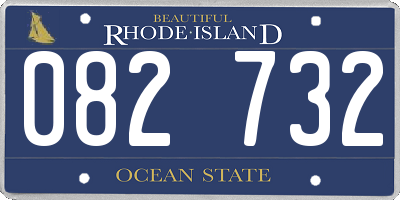 RI license plate 082732