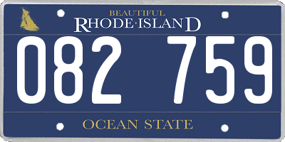 RI license plate 082759