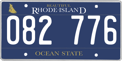 RI license plate 082776