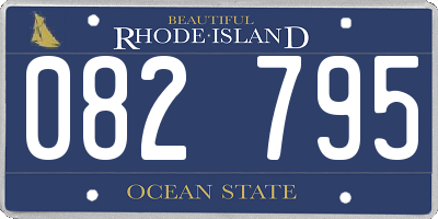 RI license plate 082795