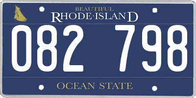 RI license plate 082798