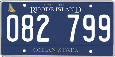 RI license plate 082799