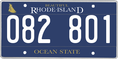 RI license plate 082801