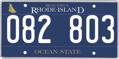 RI license plate 082803