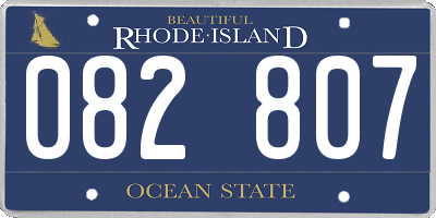 RI license plate 082807