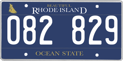 RI license plate 082829