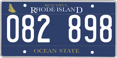 RI license plate 082898
