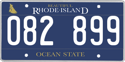 RI license plate 082899