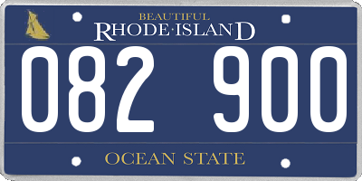 RI license plate 082900