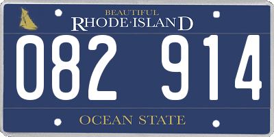 RI license plate 082914
