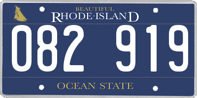 RI license plate 082919