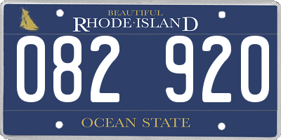 RI license plate 082920
