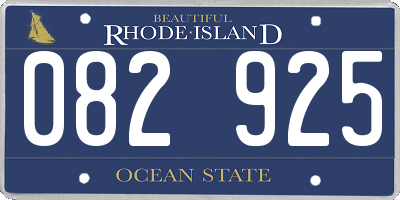 RI license plate 082925