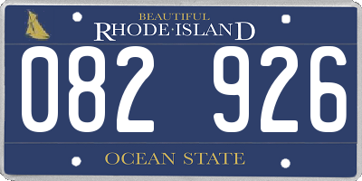 RI license plate 082926