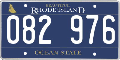 RI license plate 082976