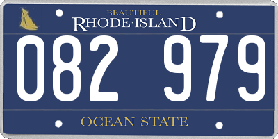 RI license plate 082979