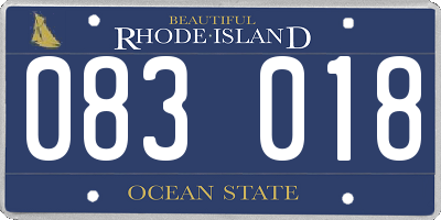 RI license plate 083018