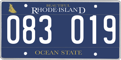 RI license plate 083019