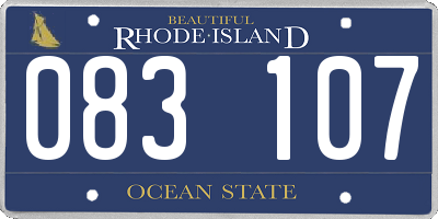 RI license plate 083107