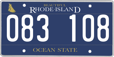 RI license plate 083108