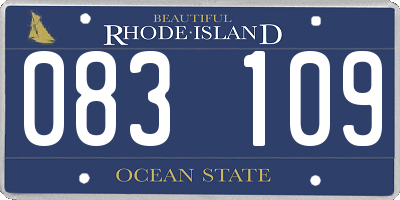 RI license plate 083109