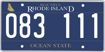 RI license plate 083111