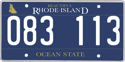 RI license plate 083113