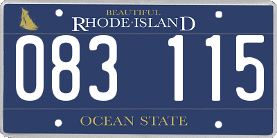 RI license plate 083115