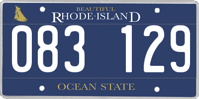 RI license plate 083129