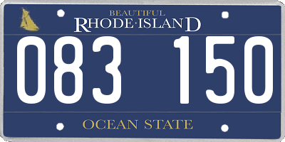 RI license plate 083150