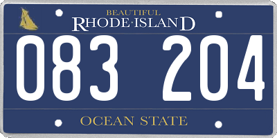 RI license plate 083204