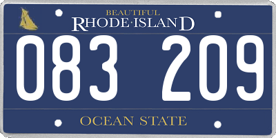 RI license plate 083209