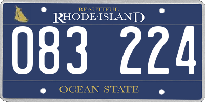 RI license plate 083224
