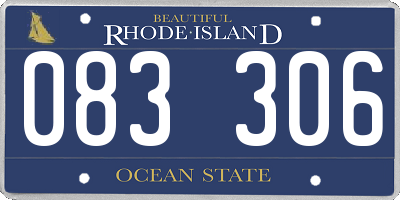 RI license plate 083306