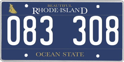 RI license plate 083308