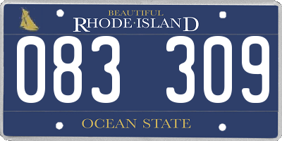 RI license plate 083309
