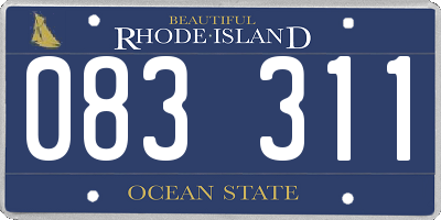 RI license plate 083311