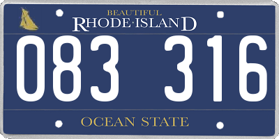 RI license plate 083316