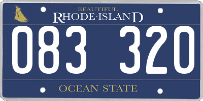 RI license plate 083320