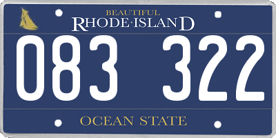 RI license plate 083322